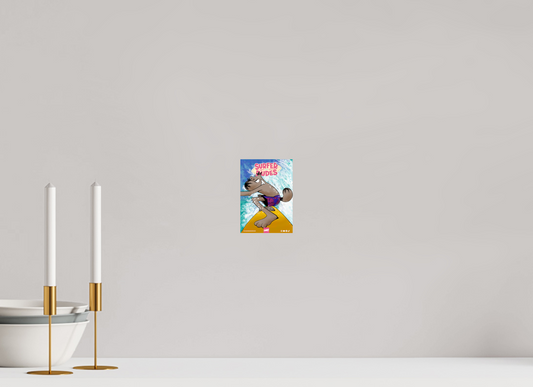 10 x 14,1 cm, Photo Print On Fuji Crystal DP II Poster: Mad-Dog Murphy – Ride the Wave – Surfer Dudes®