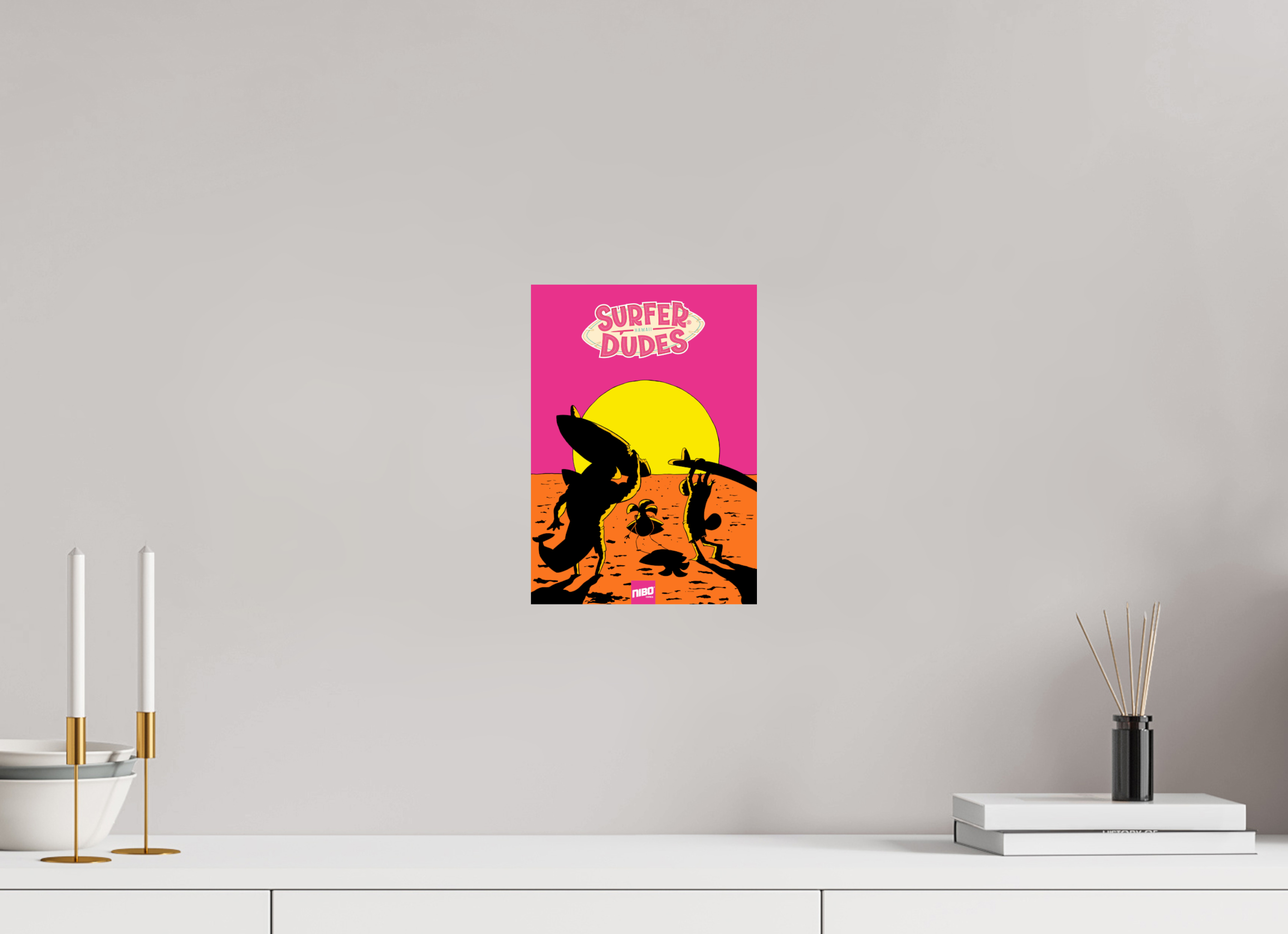 20 x 28,3 cm, Photo Print On Fuji Crystal DP II Surfer Dudes Forever Summer