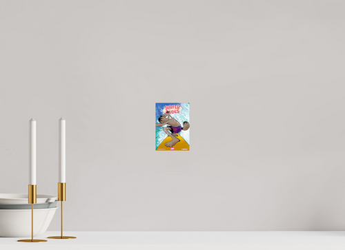 10 x 14,1 cm, Photo Print On Fuji Crystal DP II Poster: Mad-Dog Murphy – Ride the Wave – Surfer Dudes®