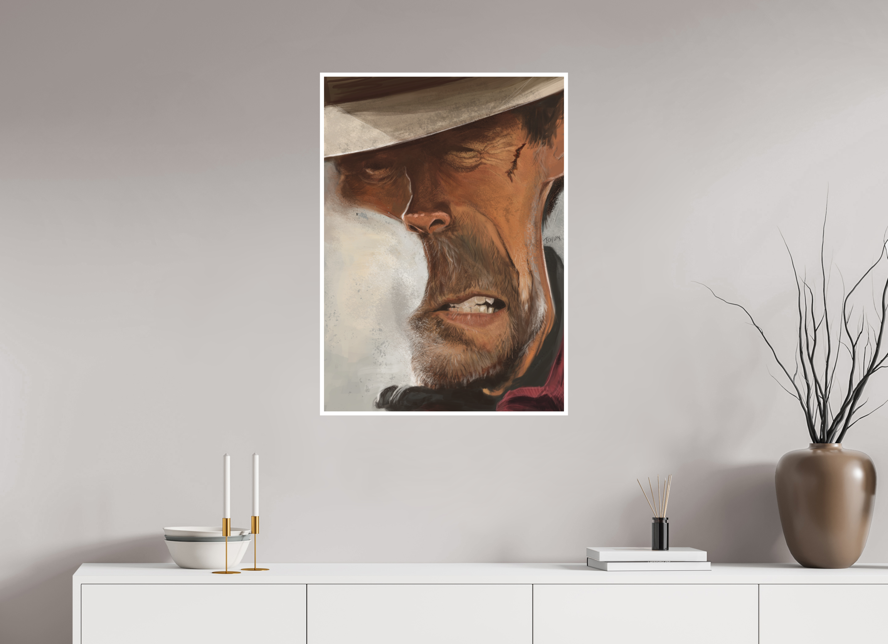 60 x 83,7 cm, FineArt Print Hahnemühle PhotoRag Clint