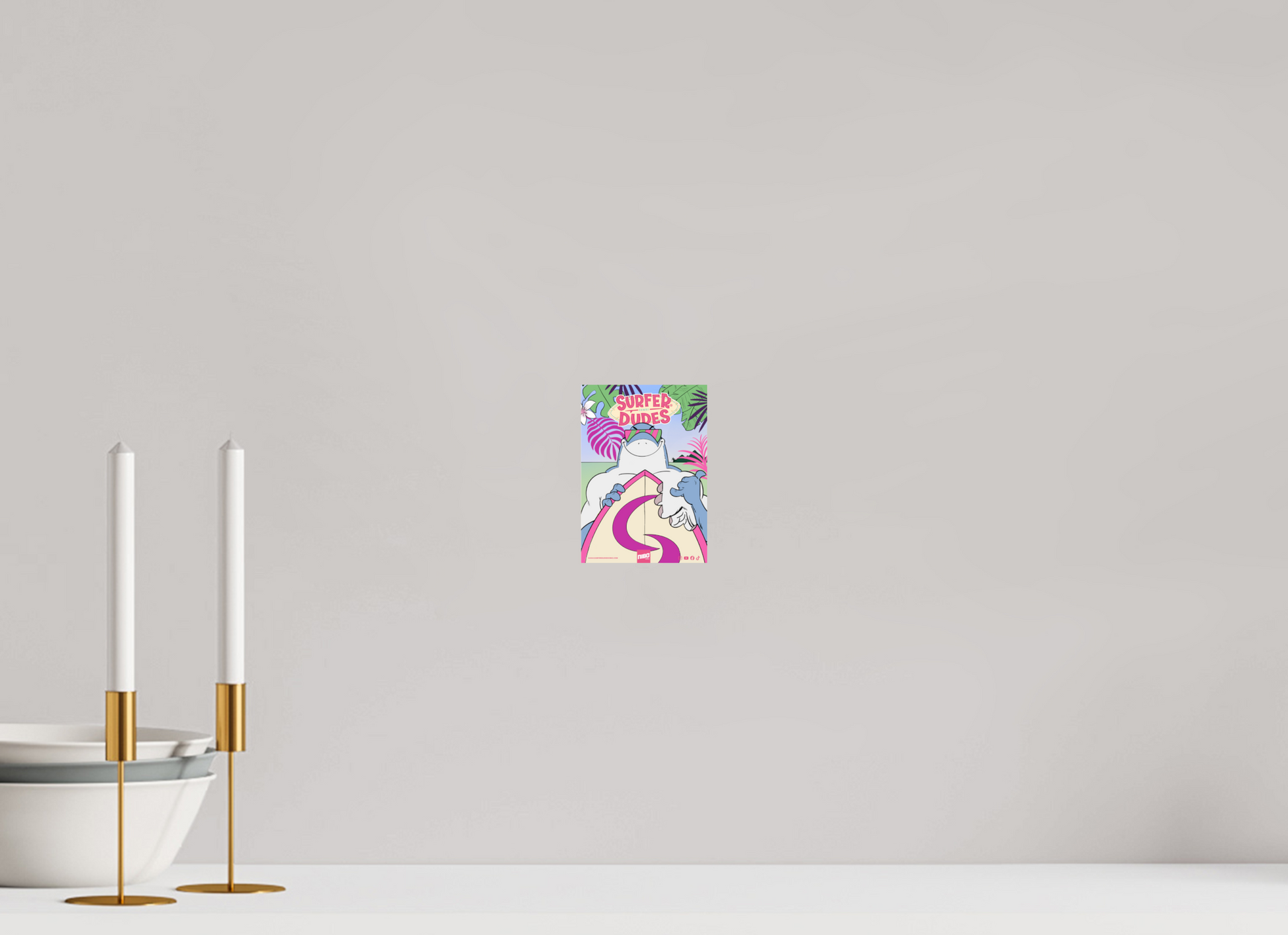 10 x 14,1 cm, Photo Print On Fuji Crystal DP II Poster: SharkBite Tropical Island Chill – Surfer Dudes®